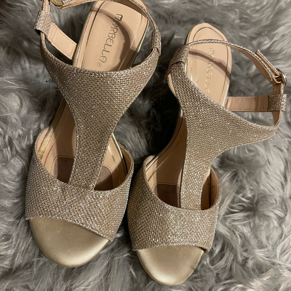 Gold heels!